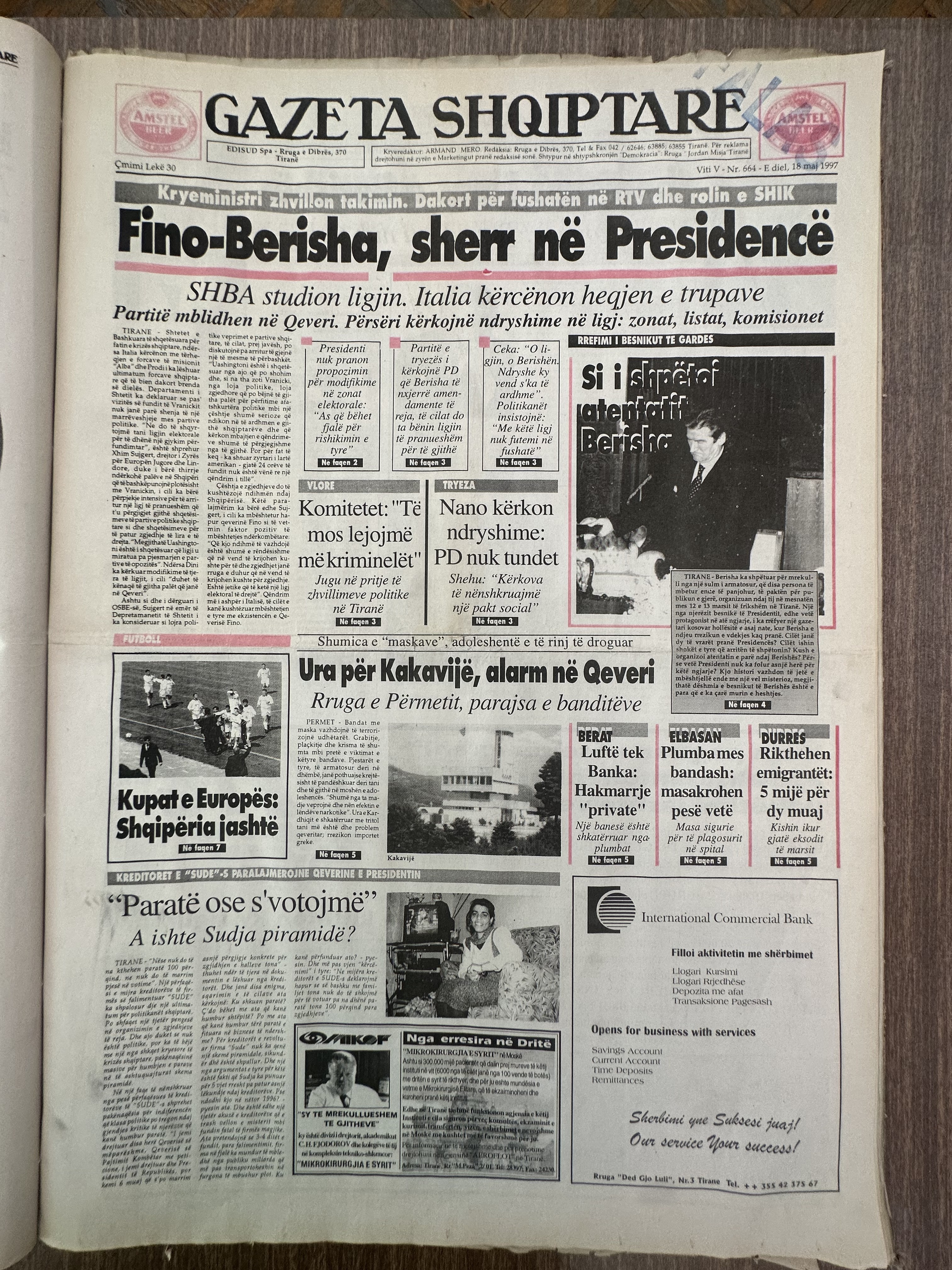 Gazeta Shqiptare 1997-05-18